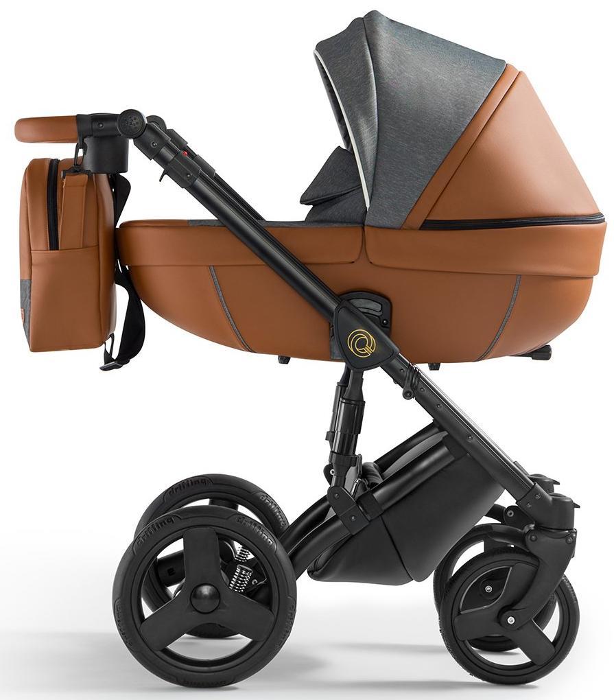 Orion Stroller 3in1 3 Caramel Eco Leather – 3in1 Baby Pram Stroller Travel System with Car Seat – LuxePram UK