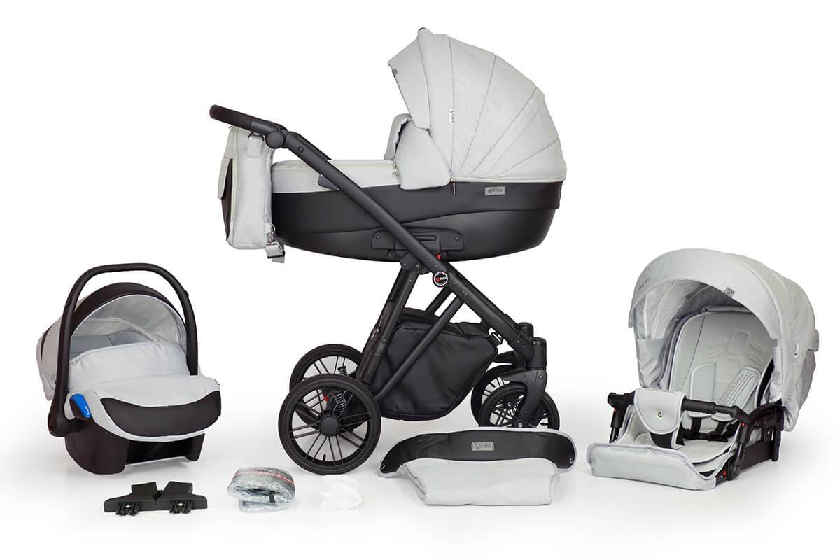 Melbu Stroller 3in1 – 3in1 Baby Pram Stroller Travel System with Car Seat – LuxePram UK