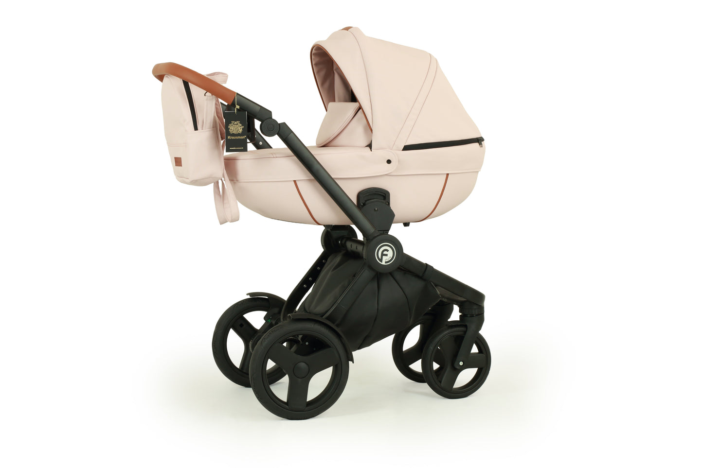 Futuro Stroller 3 in 1 Travel System 10 Light Beige Eco leather – 3in1 Baby Pram Stroller Travel System with Car Seat – LuxePram UK