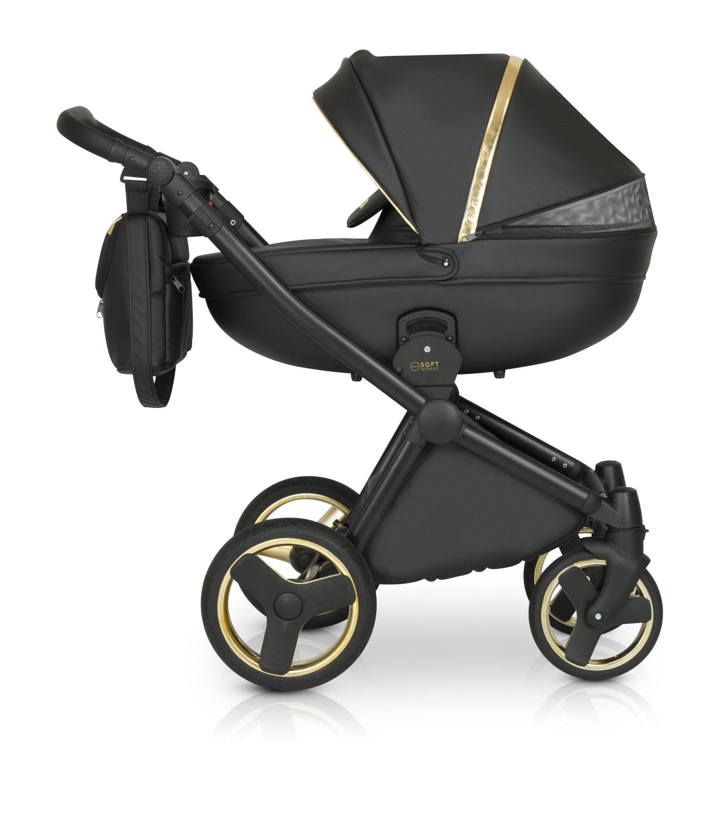 Mirage Soft Stroller 3in1 – 3in1 Baby Pram Stroller Travel System with Car Seat – LuxePram UK