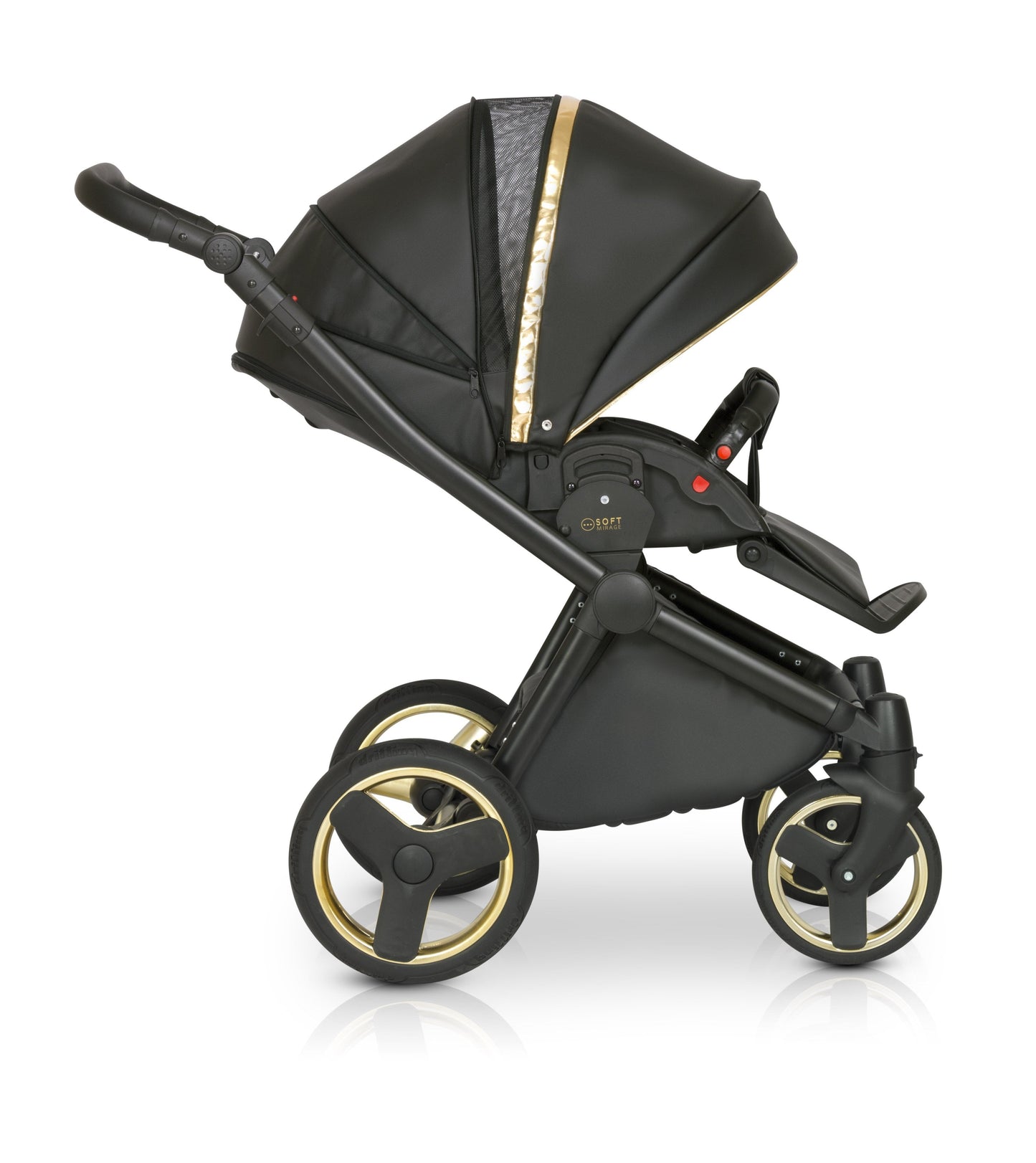 Mirage Soft Stroller 3in1 – 3in1 Baby Pram Stroller Travel System with Car Seat – LuxePram UK