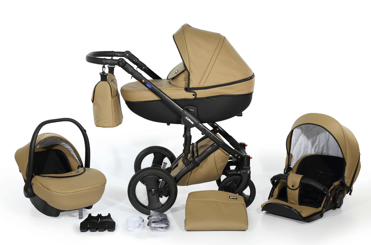 Mirage Livio Eco Premium Stroller 3in1 – 3in1 Baby Pram Stroller Travel System with Car Seat – LuxePram UK