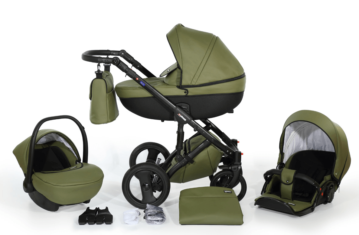 Mirage Livio Eco Premium Stroller 3in1 – 3in1 Baby Pram Stroller Travel System with Car Seat – LuxePram UK