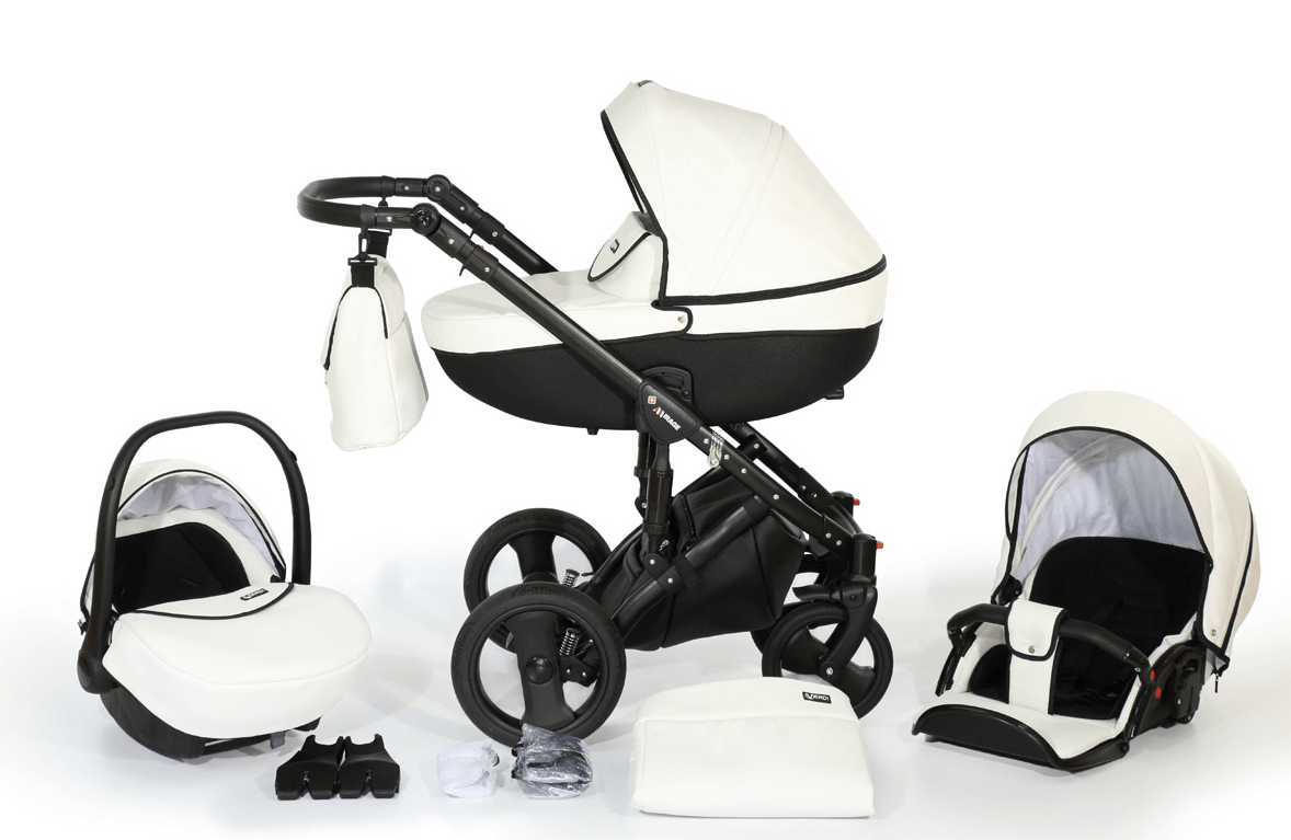 Mirage Livio Eco Premium Stroller 3in1 – 3in1 Baby Pram Stroller Travel System with Car Seat – LuxePram UK