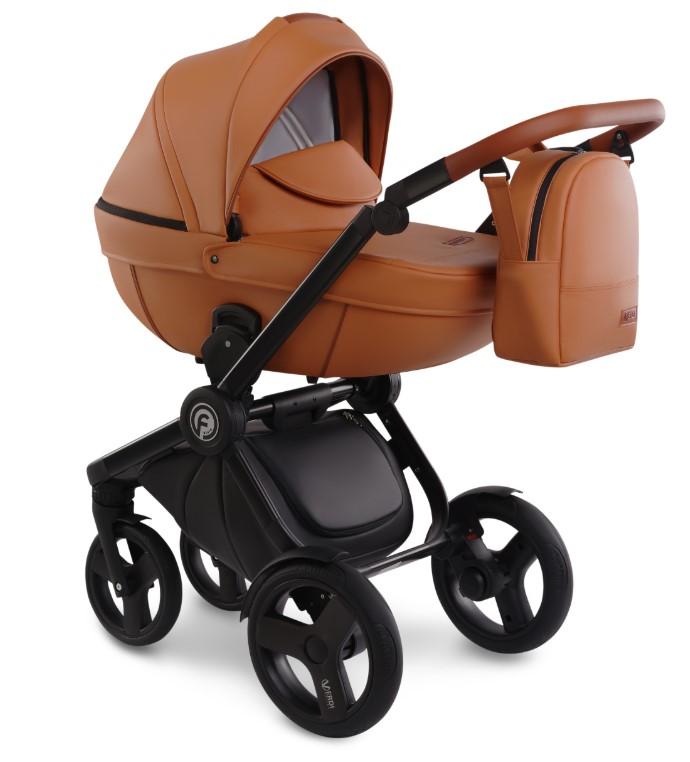 Futuro Stroller 3 in 1 Travel System 8 Summer Melon Eco Leather – 3in1 Baby Pram Stroller Travel System with Car Seat – LuxePram UK