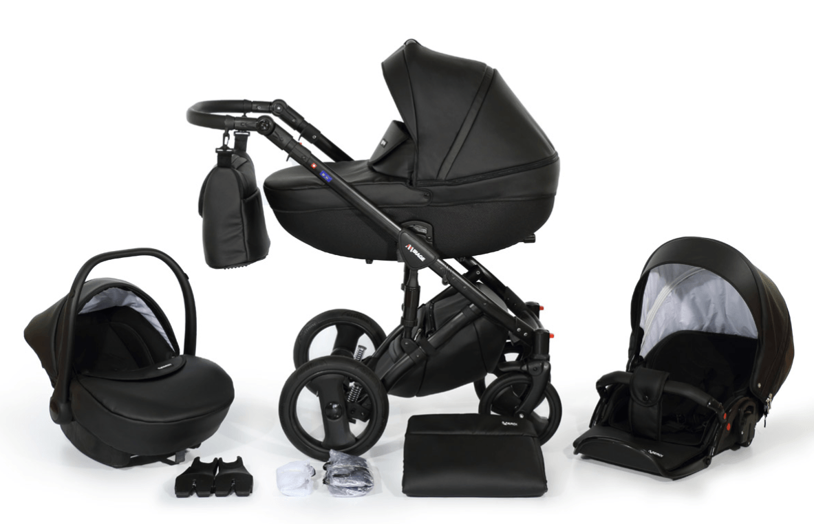 Mirage Livio Eco Premium Stroller 3in1 – 3in1 Baby Pram Stroller Travel System with Car Seat – LuxePram UK