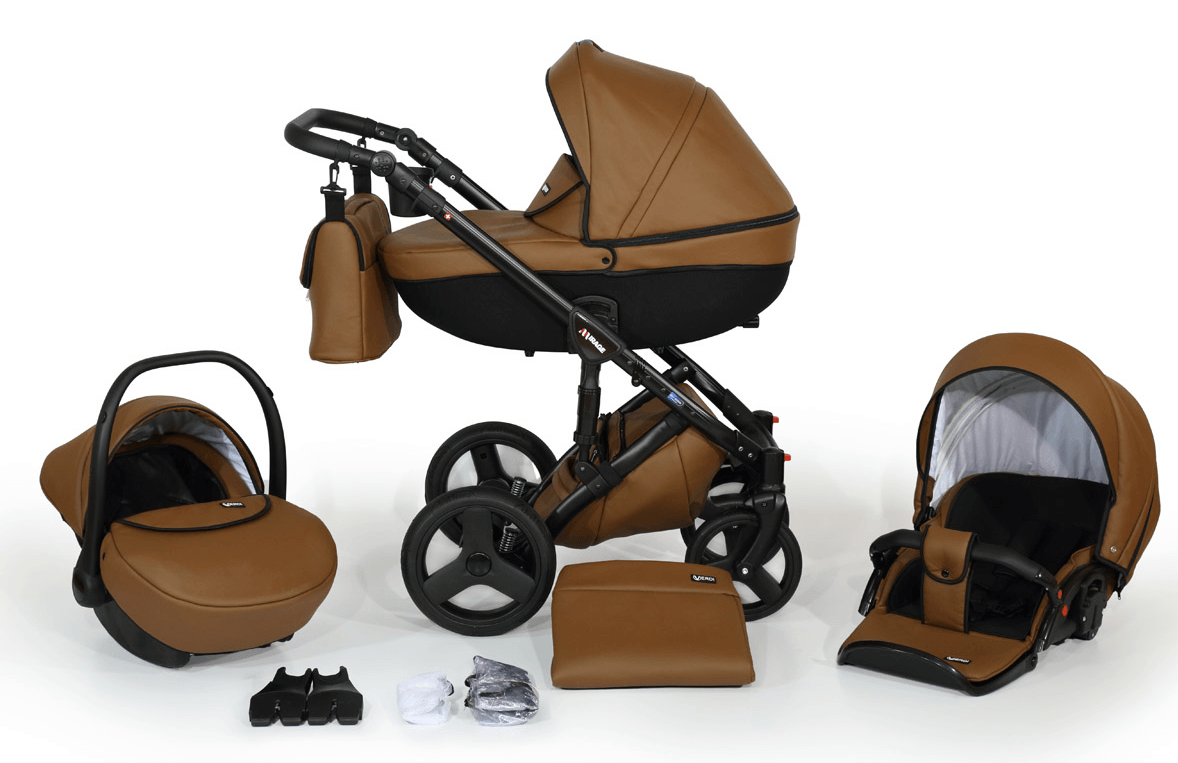 Mirage Livio Eco Premium Stroller 3in1 – 3in1 Baby Pram Stroller Travel System with Car Seat – LuxePram UK