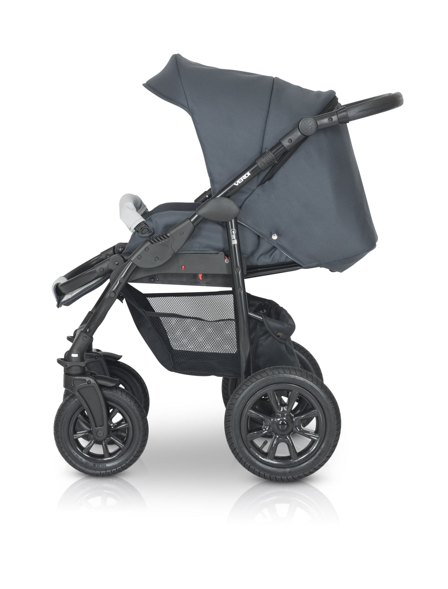 Laser Black Stroller 3in1 β 3in1 Baby Pram Stroller Travel System with Car Seat β LuxePram UK