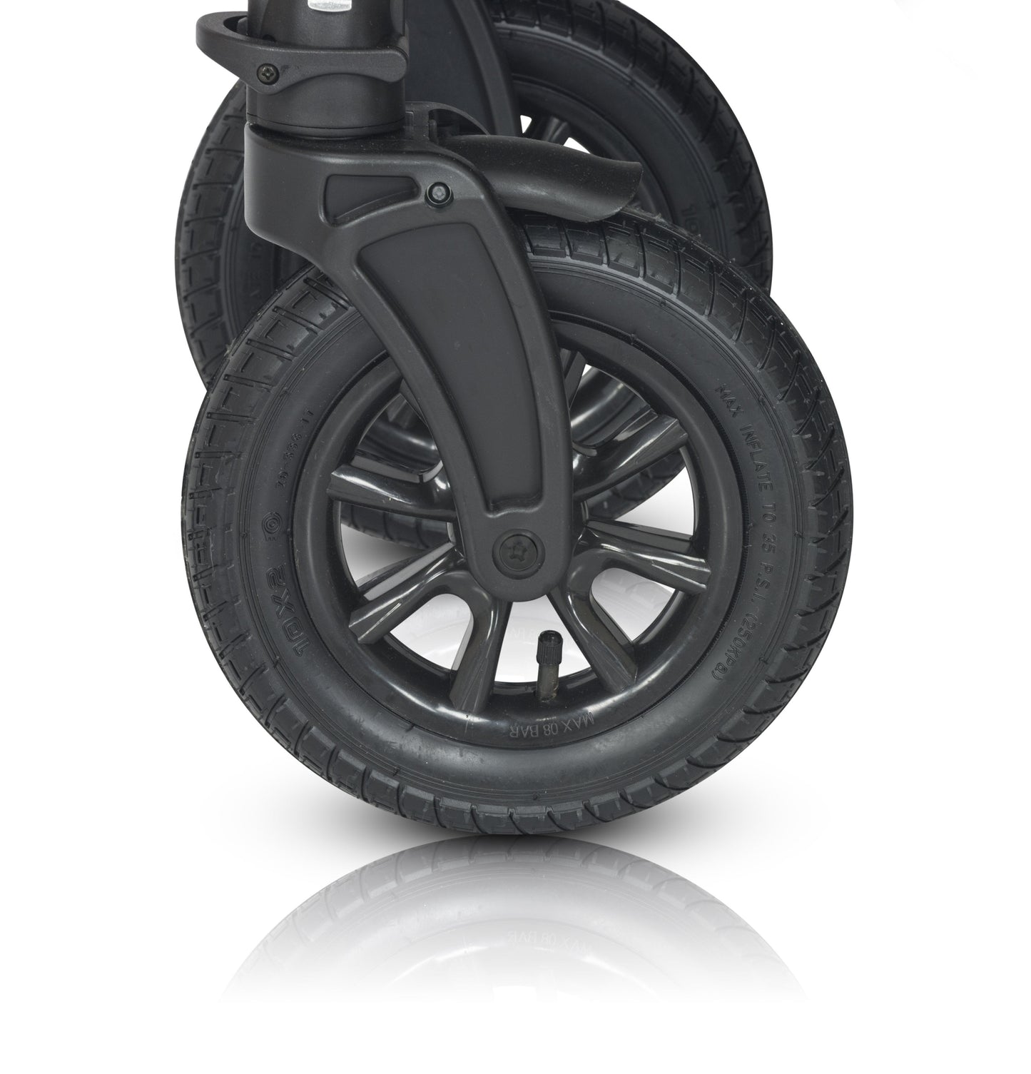 Laser Black Stroller 3in1 β 3in1 Baby Pram Stroller Travel System with Car Seat β LuxePram UK