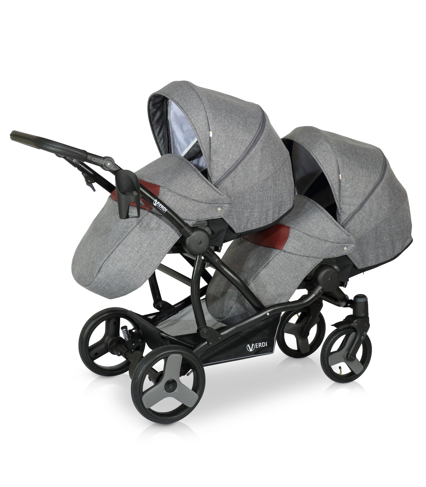 The For 2 Double buggy 3 in 1 | 2 in 1 – 3in1 Baby Pram Stroller Travel System with Car Seat – LuxePram UK