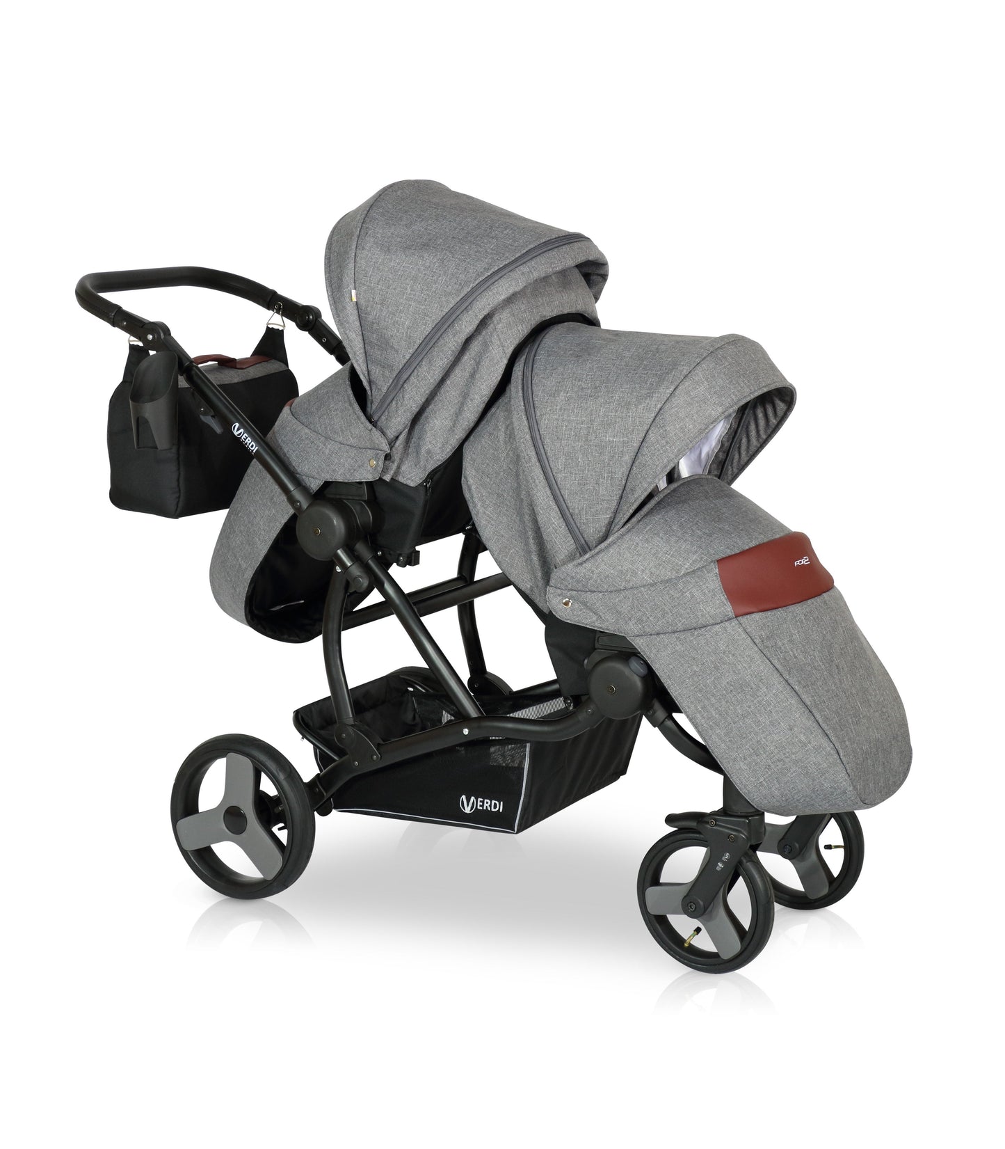 The For 2 Double buggy 3 in 1 | 2 in 1 – 3in1 Baby Pram Stroller Travel System with Car Seat – LuxePram UK