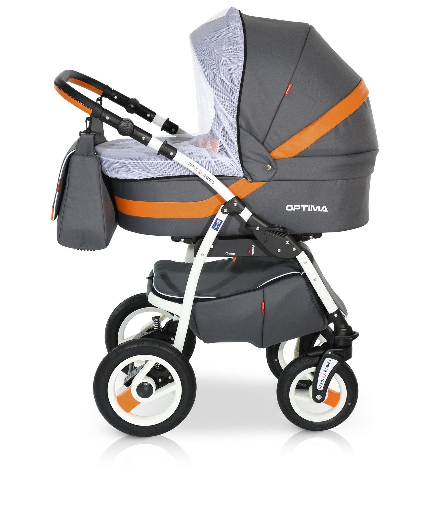 Optima Eco Line Stroller 3in1 – 3in1 Baby Pram Stroller Travel System with Car Seat – LuxePram UK