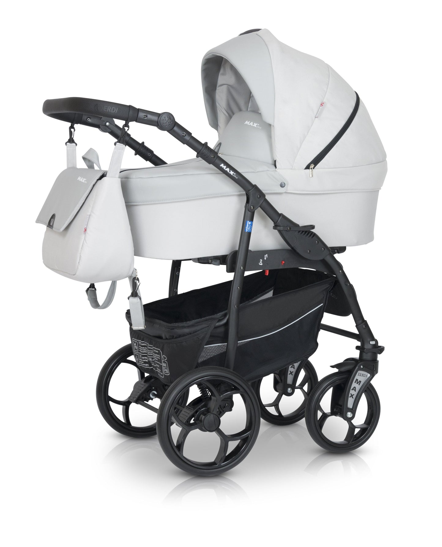 Max Plus Stroller 3in1 4 Pearl β 3in1 Baby Pram Stroller Travel System with Car Seat β LuxePram UK