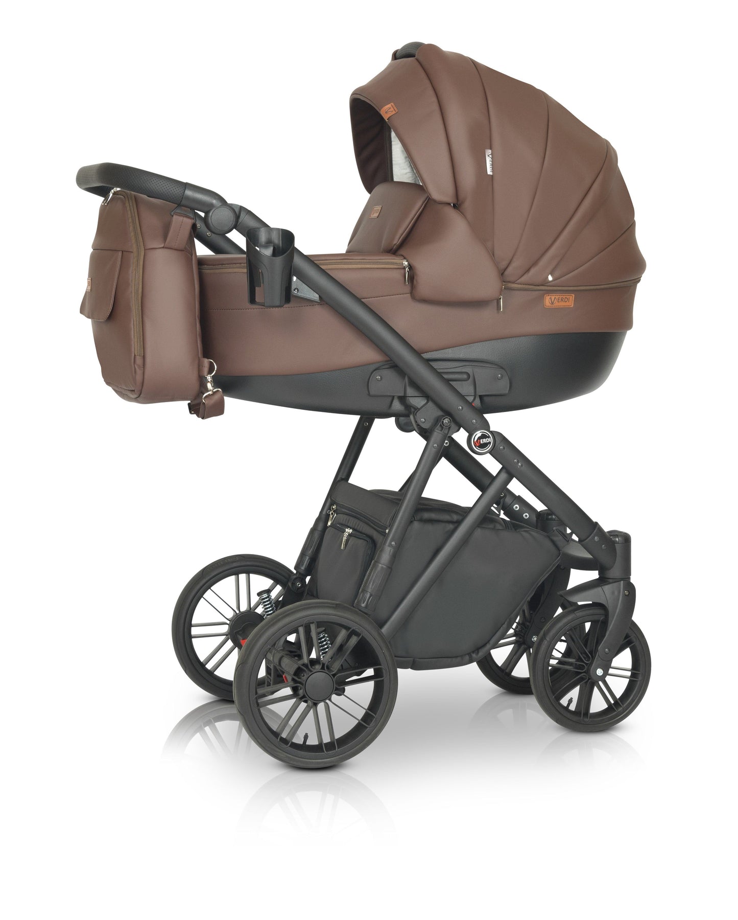 Melbu Stroller 3in1 3 Cinnamon – 3in1 Baby Pram Stroller Travel System with Car Seat – LuxePram UK