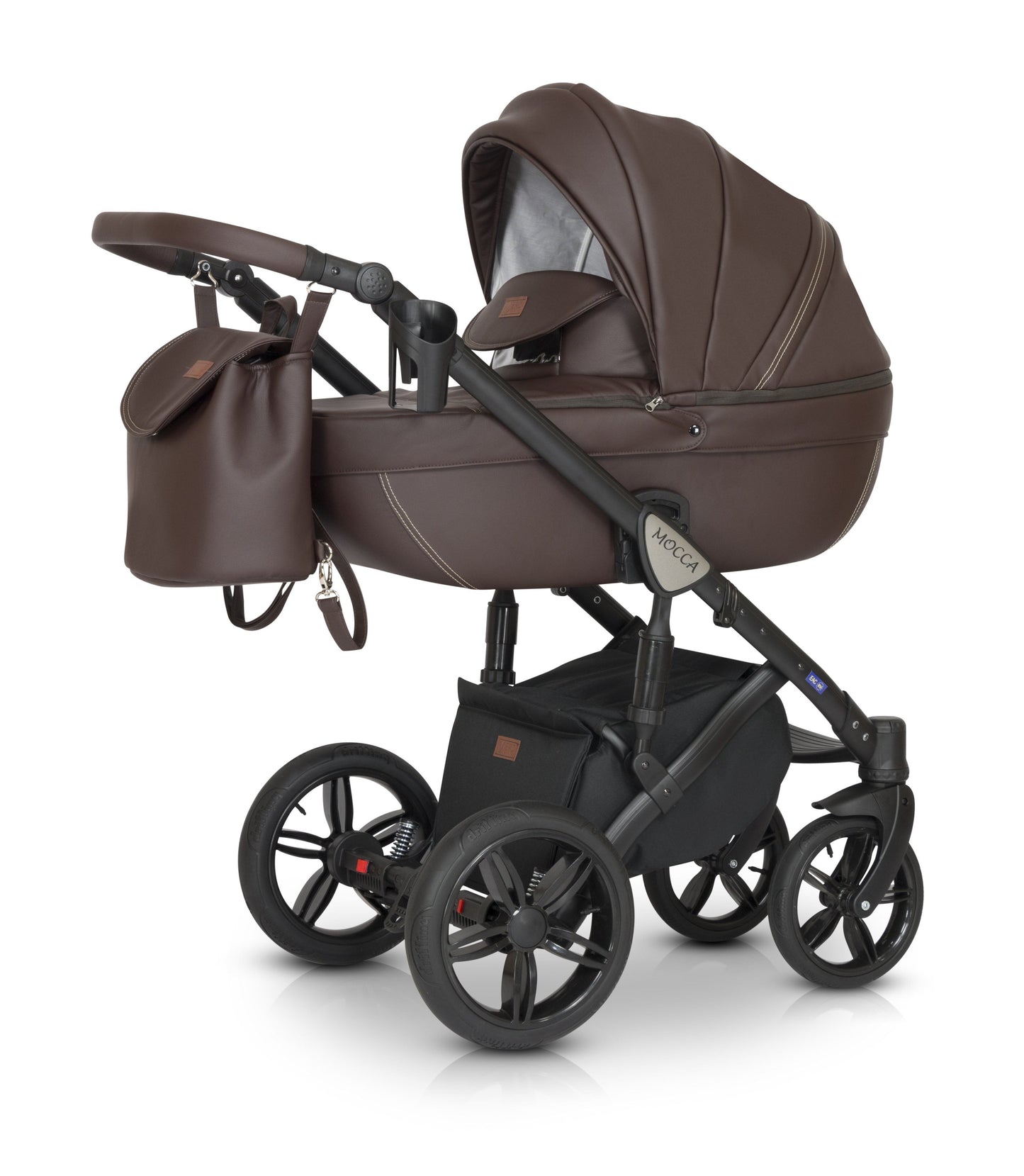 Mocca Stroller 3in1 2 Hickory – 3in1 Baby Pram Stroller Travel System with Car Seat – LuxePram UK