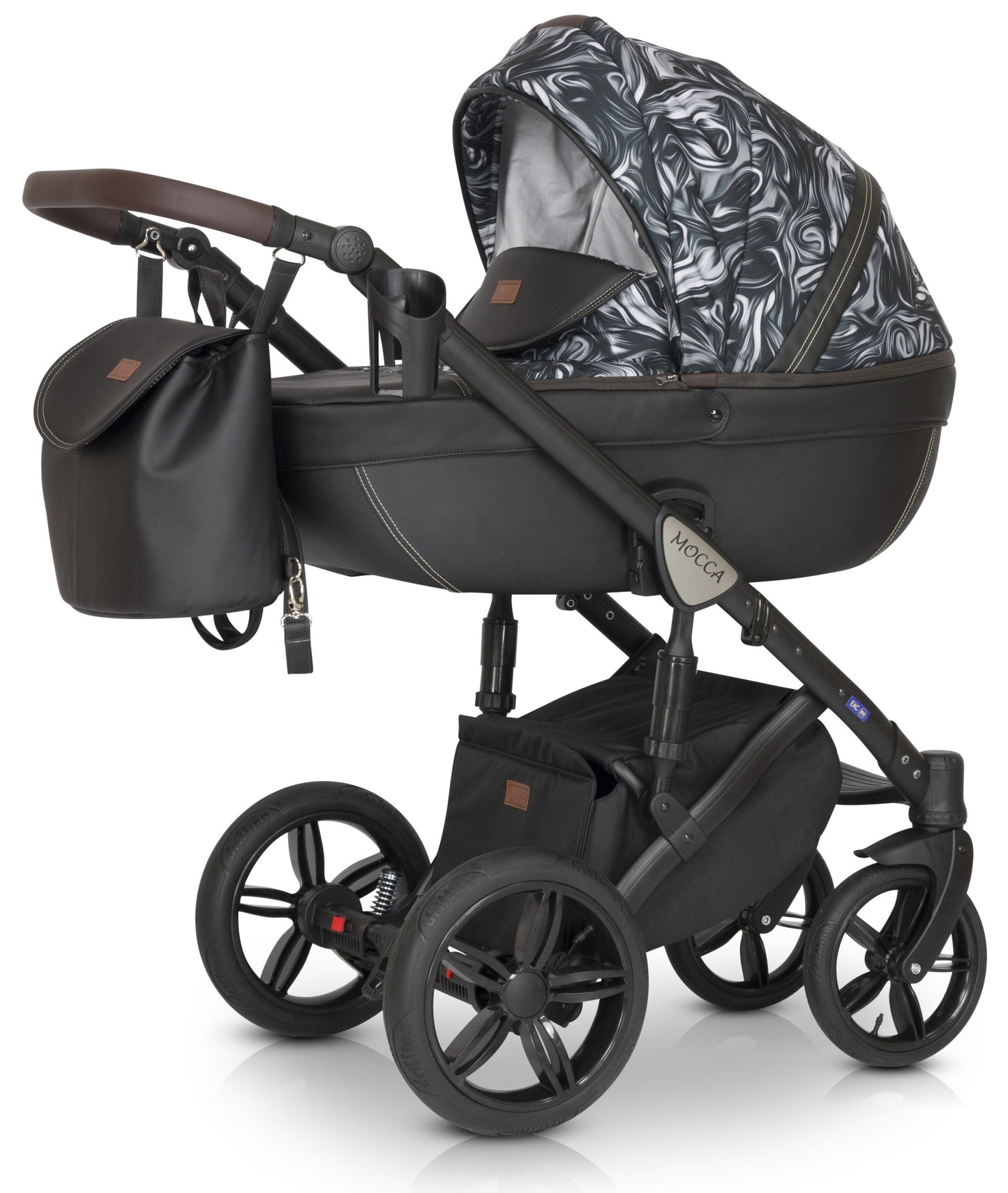 Mocca Stroller 3in1 6 Lava Black – 3in1 Baby Pram Stroller Travel System with Car Seat – LuxePram UK
