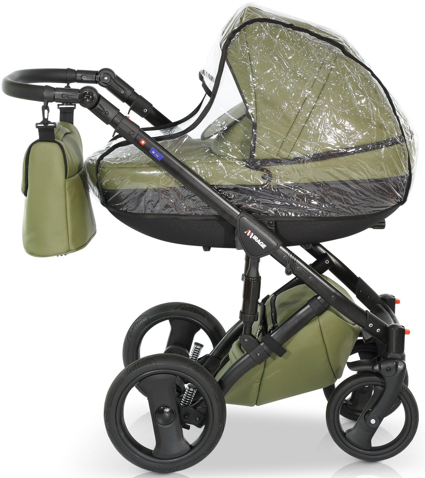 Mirage Livio Eco Premium Stroller 3in1 – 3in1 Baby Pram Stroller Travel System with Car Seat – LuxePram UK