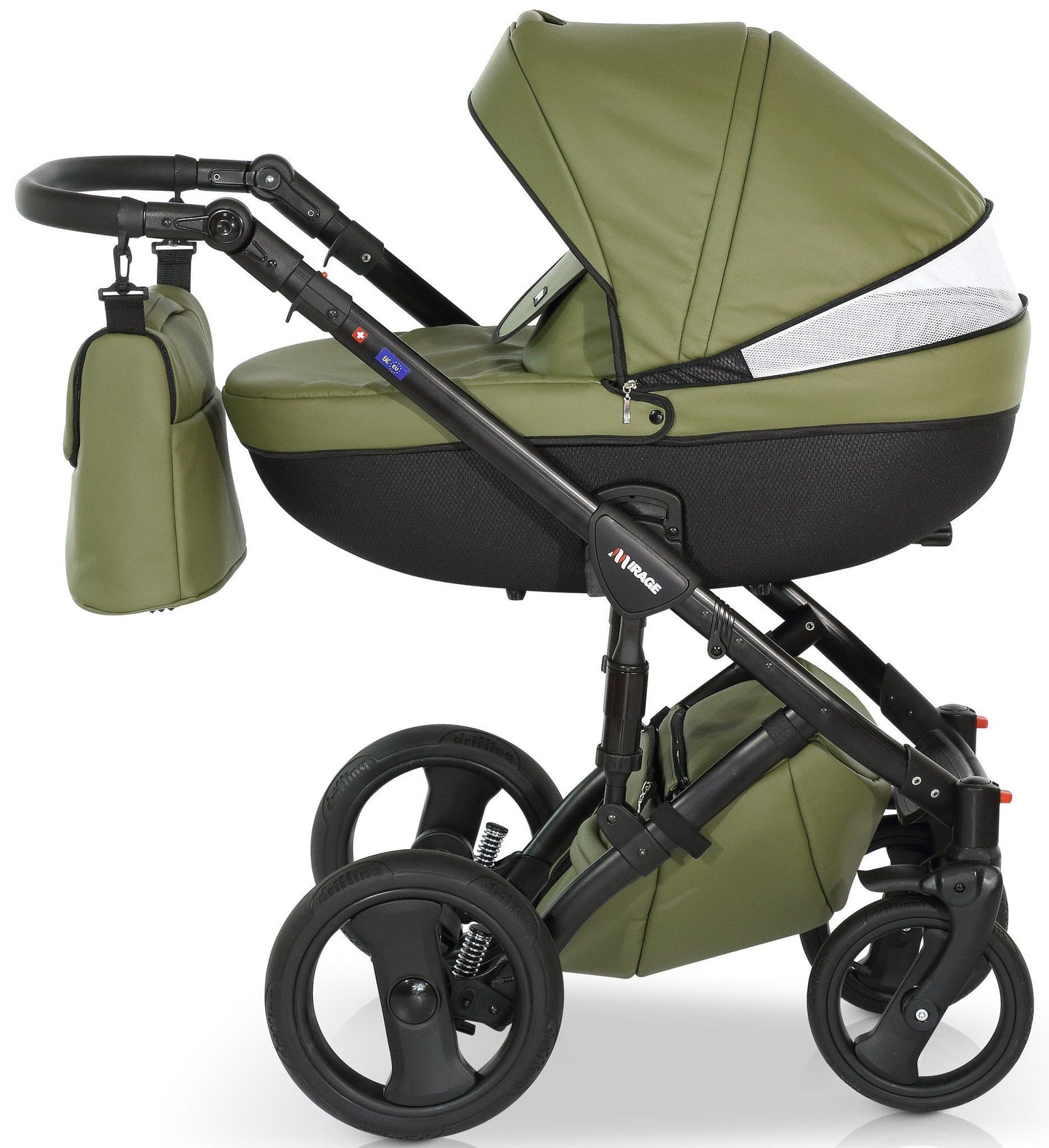 Mirage Livio Eco Premium Stroller 3in1 – 3in1 Baby Pram Stroller Travel System with Car Seat – LuxePram UK
