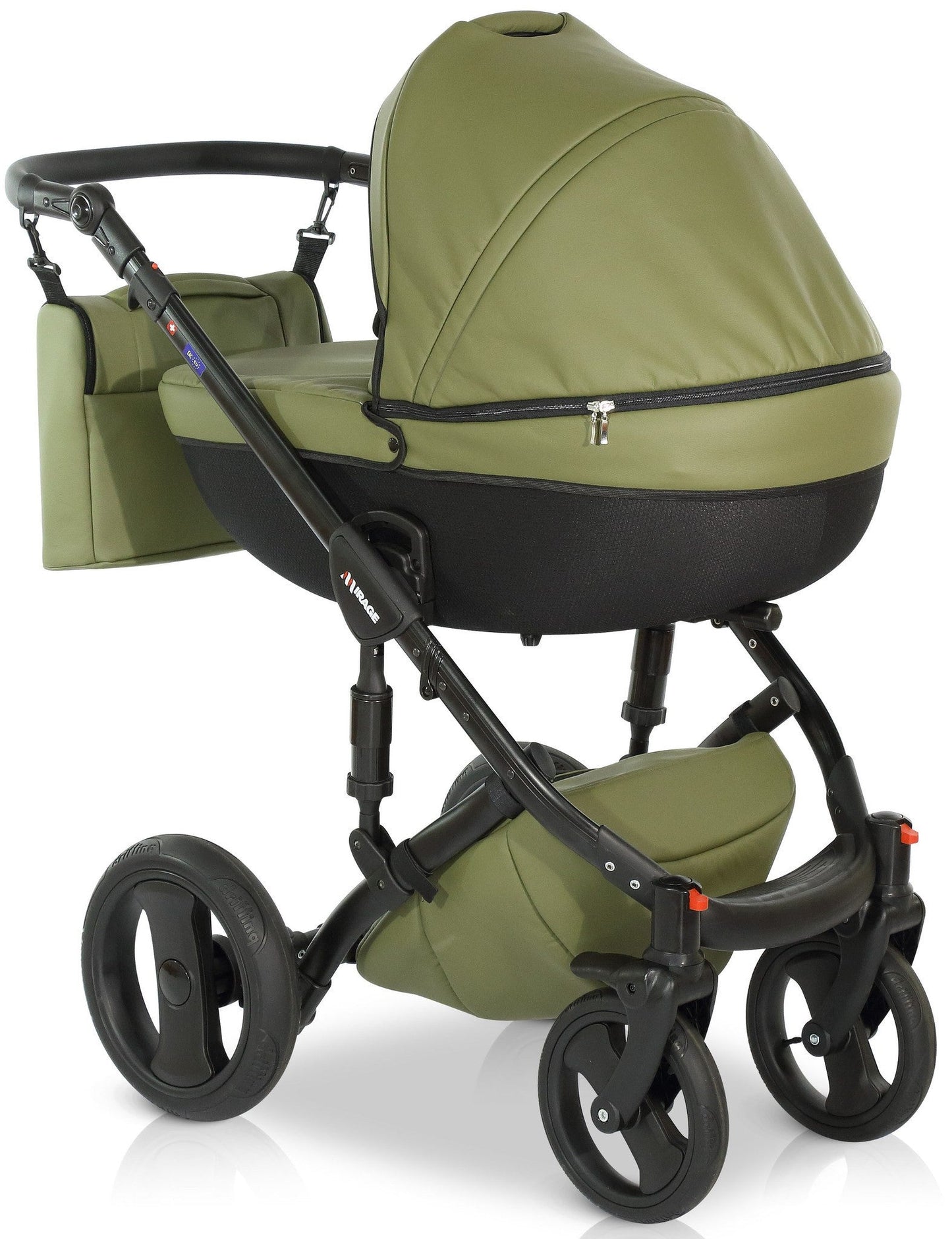 Mirage Livio Eco Premium Stroller 3in1 – 3in1 Baby Pram Stroller Travel System with Car Seat – LuxePram UK