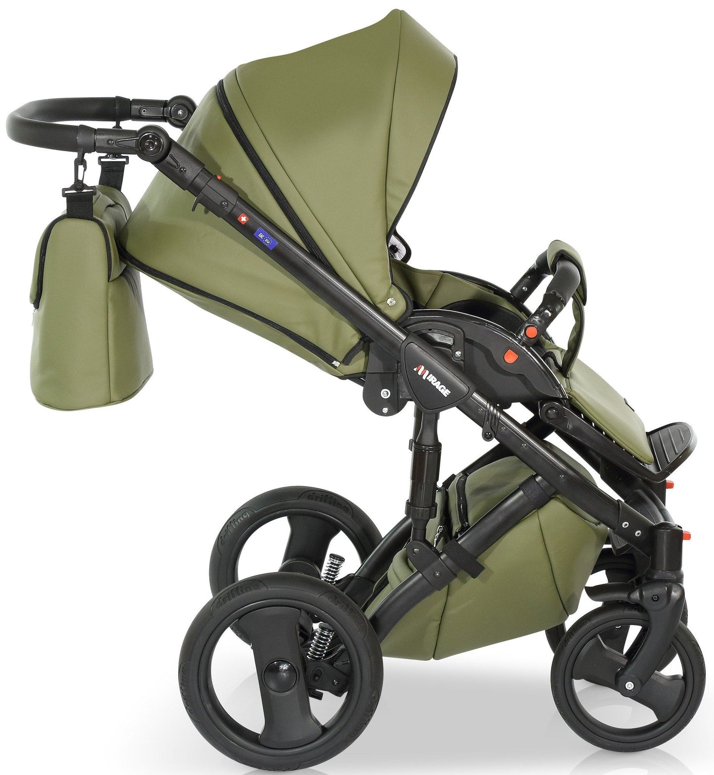 Mirage Livio Eco Premium Stroller 3in1 – 3in1 Baby Pram Stroller Travel System with Car Seat – LuxePram UK