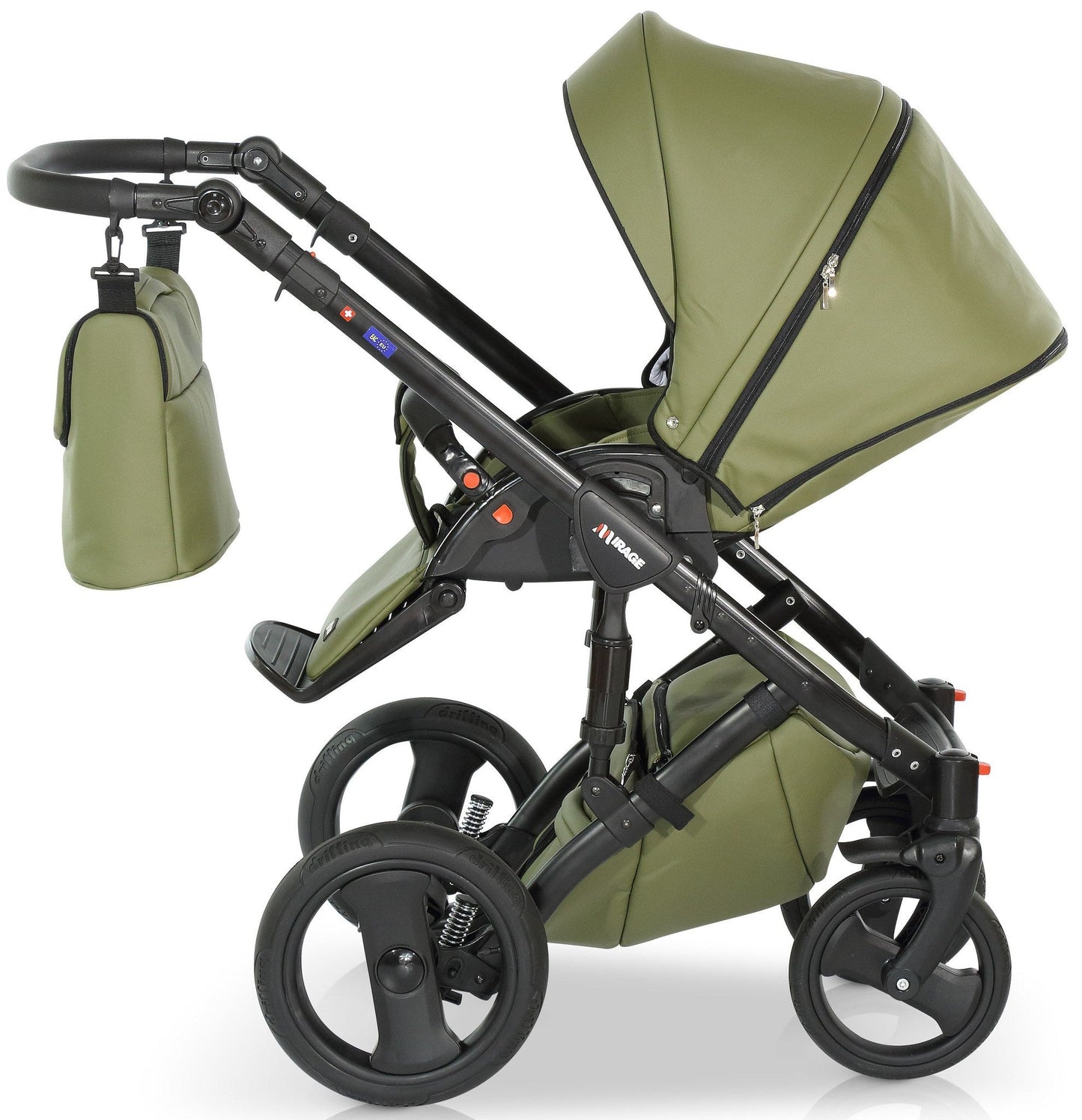 Mirage Livio Eco Premium Stroller 3in1 – 3in1 Baby Pram Stroller Travel System with Car Seat – LuxePram UK