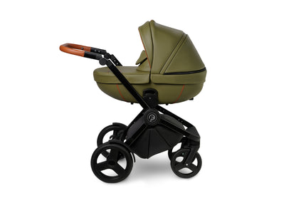 Futuro Stroller 3in1 Green – 3in1 Baby Pram Stroller Travel System with Car Seat – LuxePram UK
