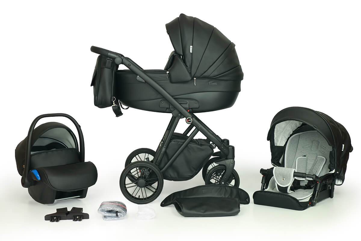 Melbu Stroller 3in1 – 3in1 Baby Pram Stroller Travel System with Car Seat – LuxePram UK