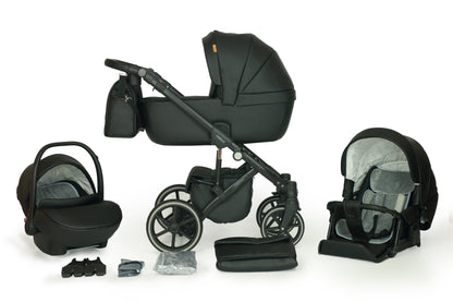The Verso 3in1 Stroller – 3in1 Baby Pram Stroller Travel System with Car Seat – LuxePram UK