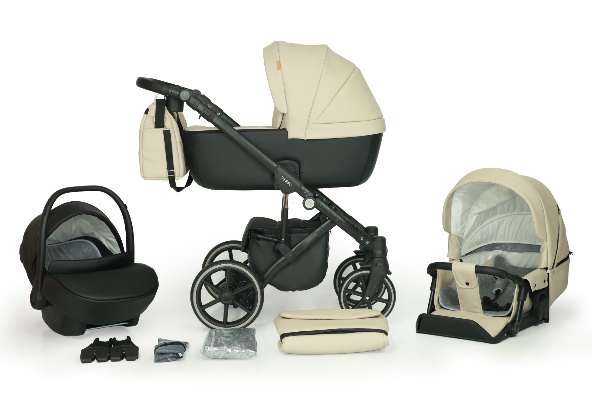 The Verso 3in1 Stroller – 3in1 Baby Pram Stroller Travel System with Car Seat – LuxePram UK