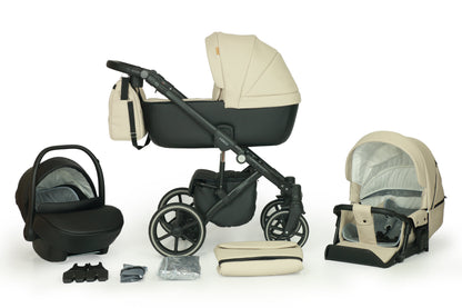 The Verso 3in1 Stroller – 3in1 Baby Pram Stroller Travel System with Car Seat – LuxePram UK