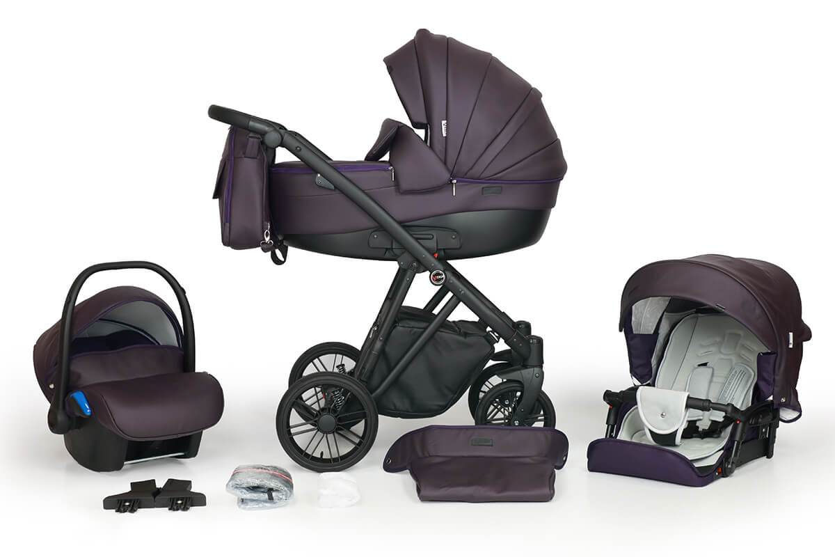 Melbu Stroller 3in1 – 3in1 Baby Pram Stroller Travel System with Car Seat – LuxePram UK