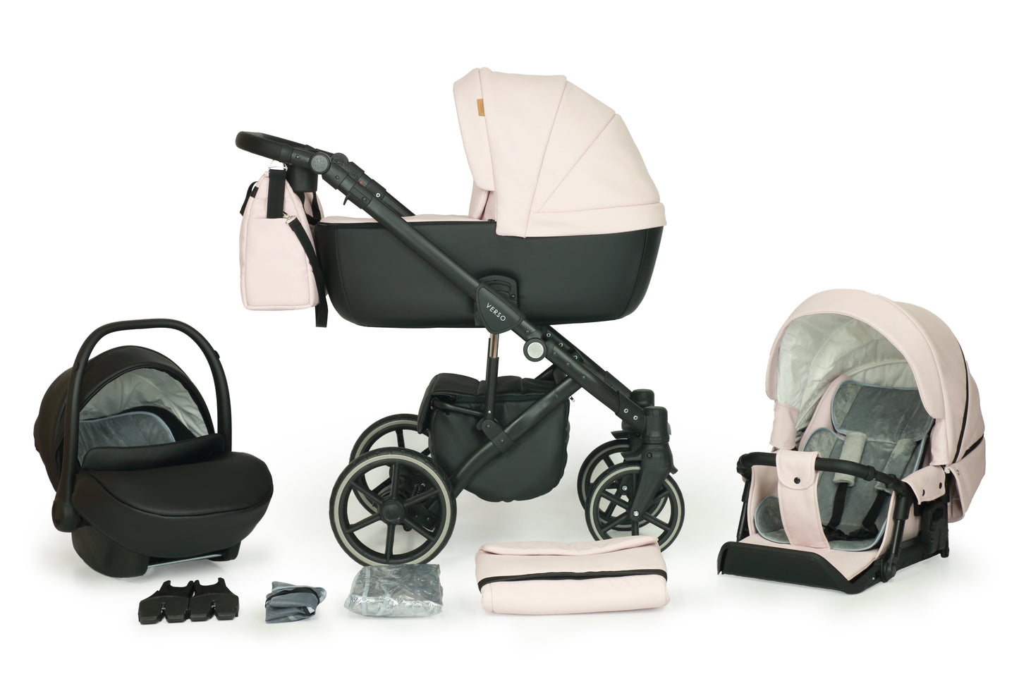 The Verso 3in1 Stroller – 3in1 Baby Pram Stroller Travel System with Car Seat – LuxePram UK