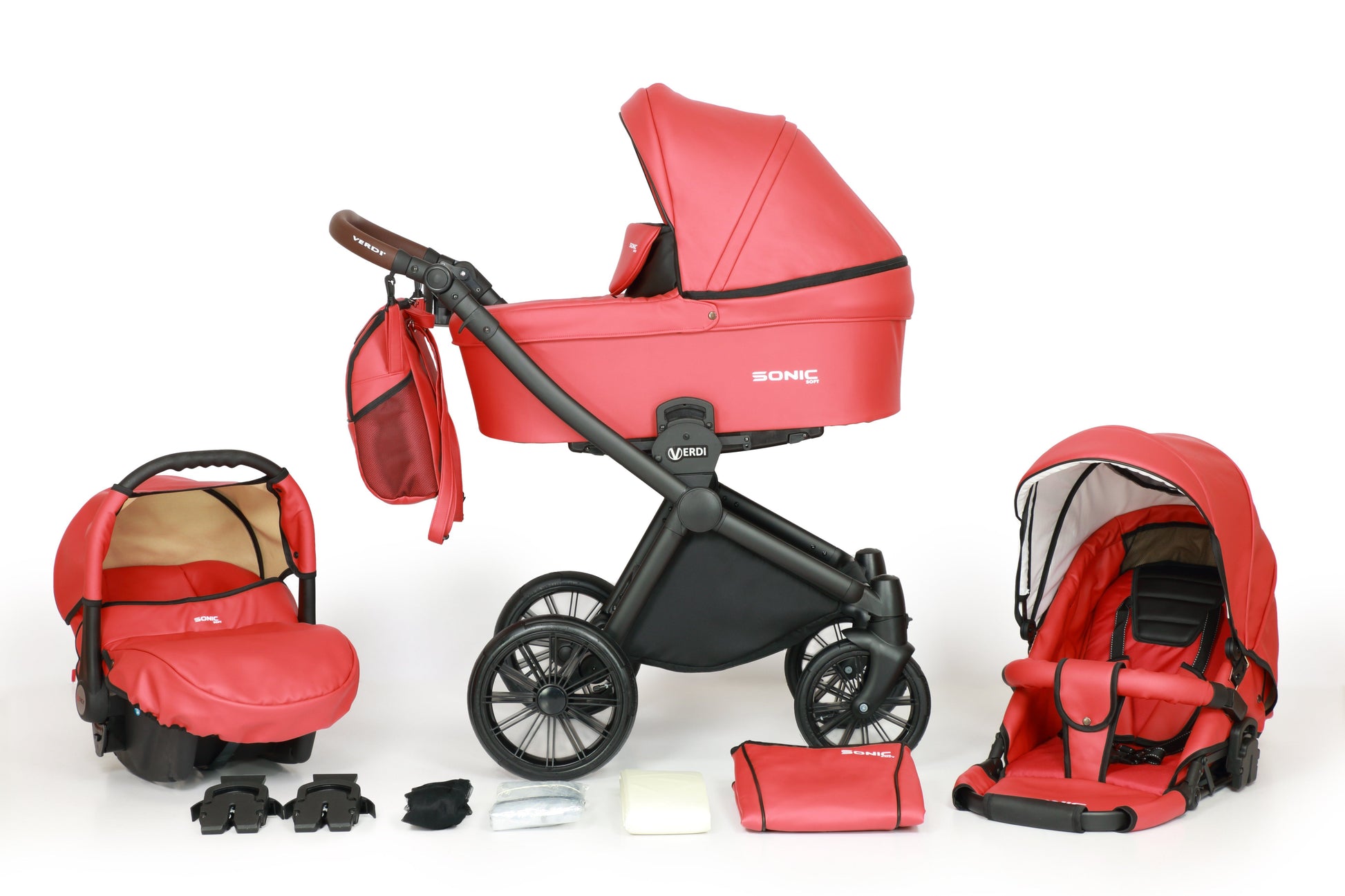 SONIC Soft 3in1 – 3in1 Baby Pram Stroller Travel System with Car Seat – LuxePram UK