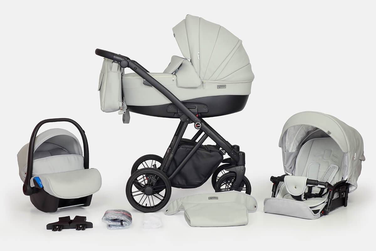 Melbu Stroller 3in1 – 3in1 Baby Pram Stroller Travel System with Car Seat – LuxePram UK