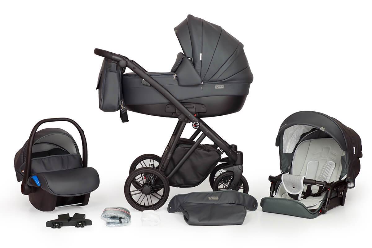Melbu Stroller 3in1 – 3in1 Baby Pram Stroller Travel System with Car Seat – LuxePram UK