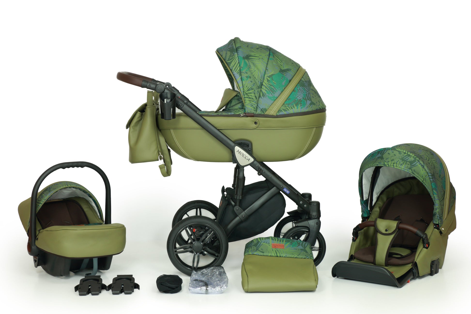Mocca Stroller 3in1 – 3in1 Baby Pram Stroller Travel System with Car Seat – LuxePram UK