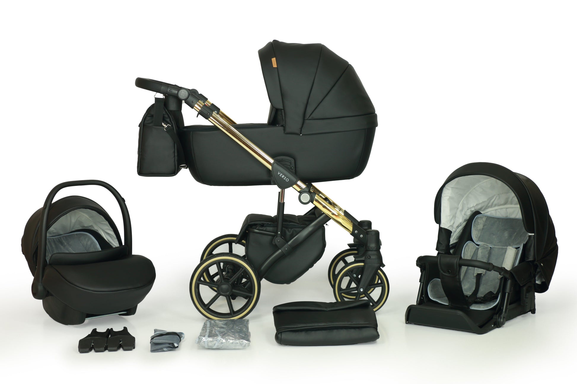 The Verso 3in1 Stroller – 3in1 Baby Pram Stroller Travel System with Car Seat – LuxePram UK