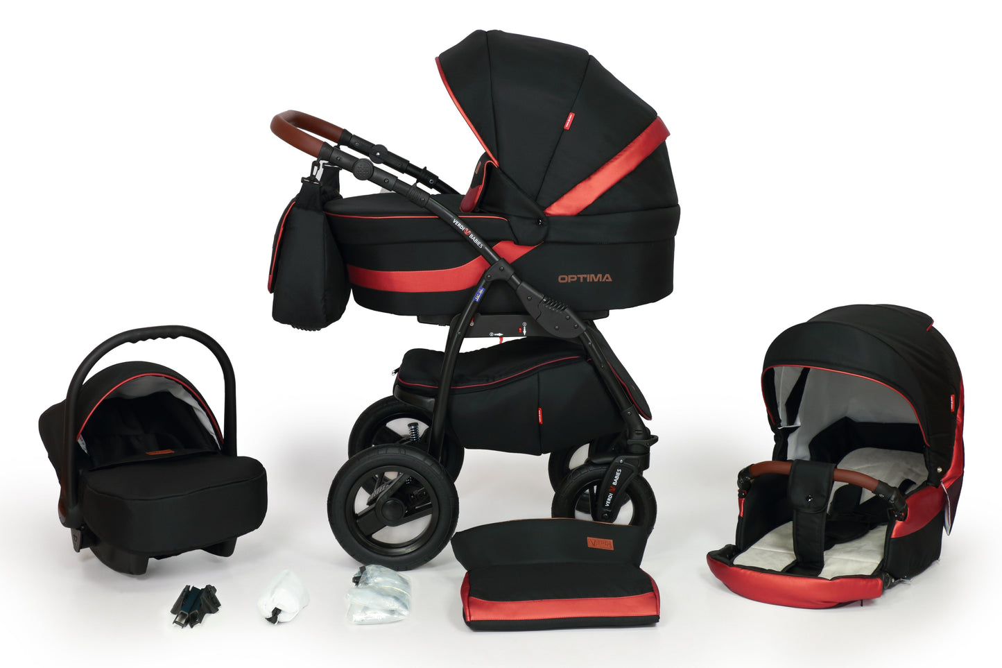 Optima Limited Edition Stroller 3in1 – 3in1 Baby Pram Stroller Travel System with Car Seat – LuxePram UK