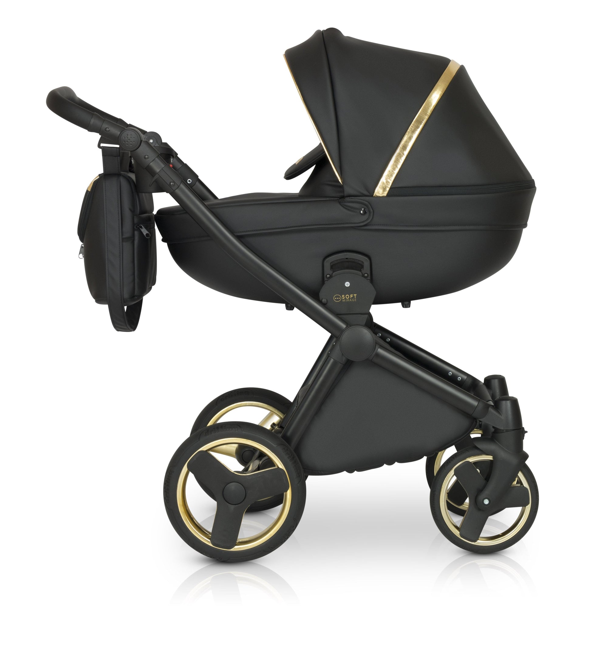Mirage Soft Stroller 3in1 – 3in1 Baby Pram Stroller Travel System with Car Seat – LuxePram UK
