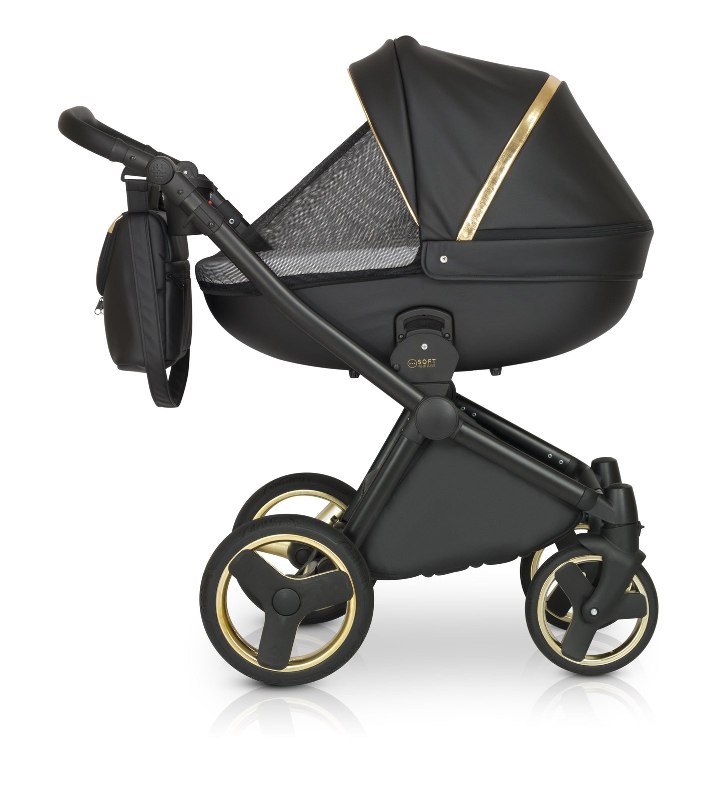 Mirage Soft Stroller 3in1 – 3in1 Baby Pram Stroller Travel System with Car Seat – LuxePram UK