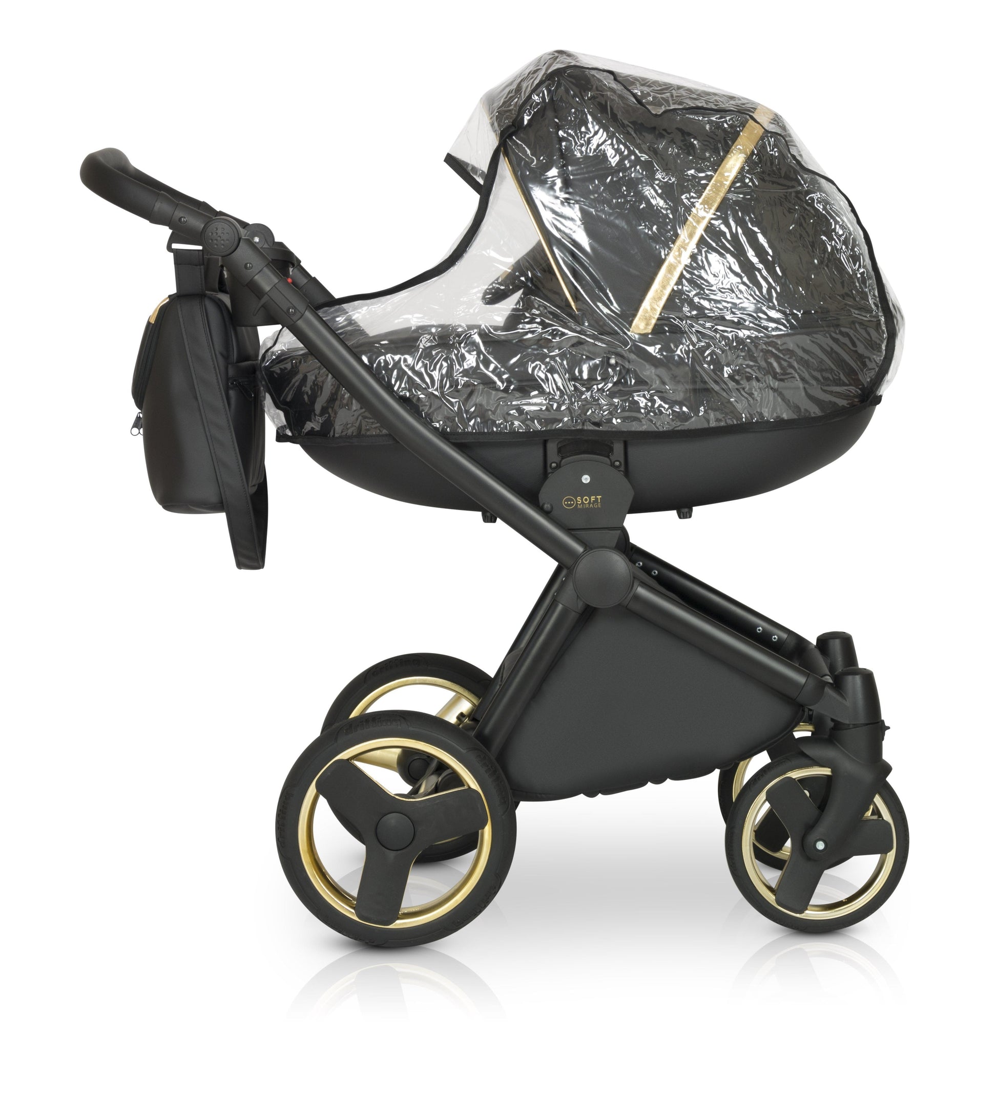 Mirage Soft Stroller 3in1 – 3in1 Baby Pram Stroller Travel System with Car Seat – LuxePram UK