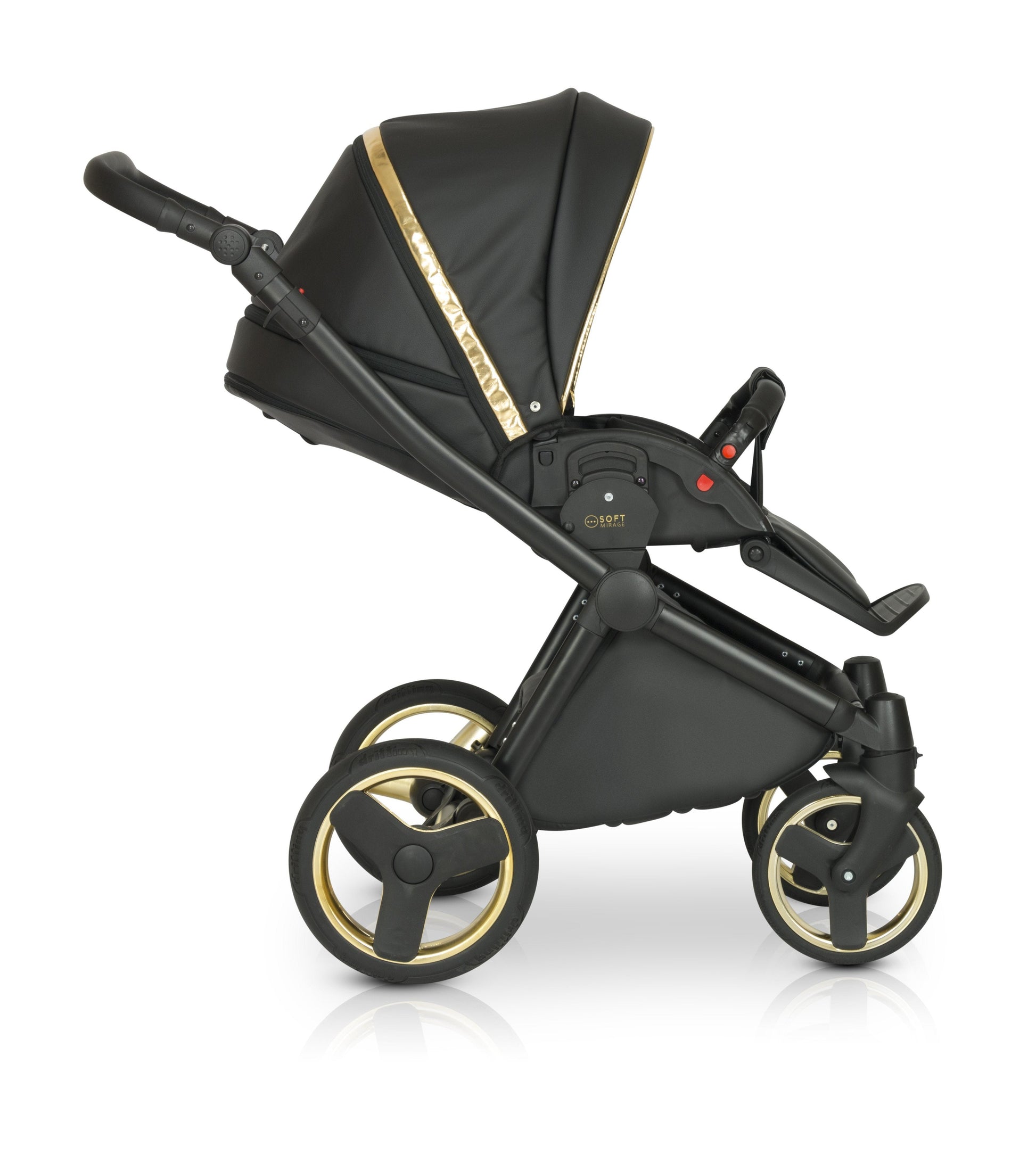 Mirage Soft Stroller 3in1 – 3in1 Baby Pram Stroller Travel System with Car Seat – LuxePram UK