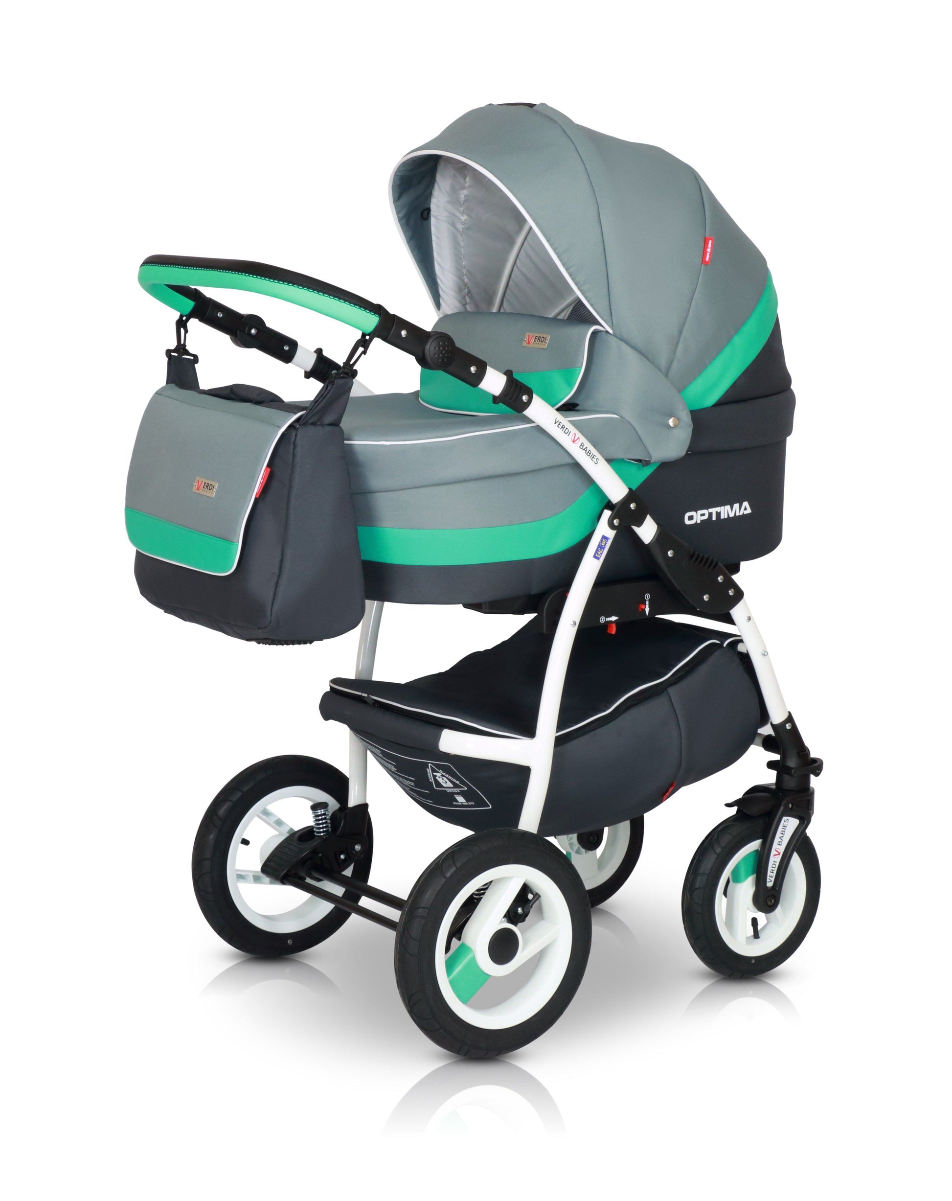 Optima Eco Line Stroller 3in1 – 3in1 Baby Pram Stroller Travel System with Car Seat – LuxePram UK