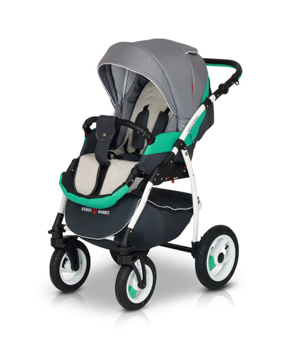 Optima Eco Line Stroller 3in1 – 3in1 Baby Pram Stroller Travel System with Car Seat – LuxePram UK