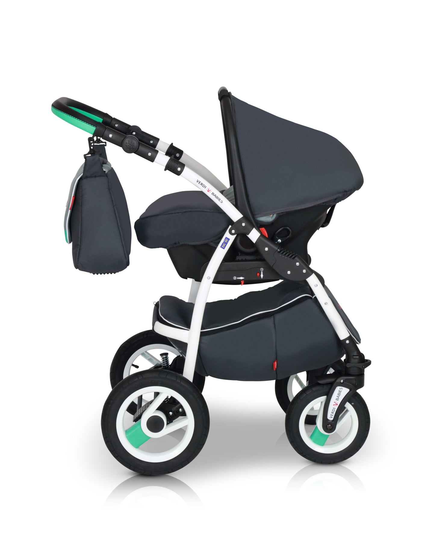 Optima Eco Line Stroller 3in1 – 3in1 Baby Pram Stroller Travel System with Car Seat – LuxePram UK