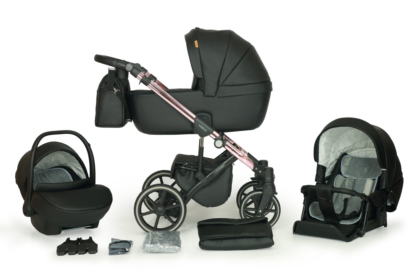 The Verso 3in1 Stroller – 3in1 Baby Pram Stroller Travel System with Car Seat – LuxePram UK