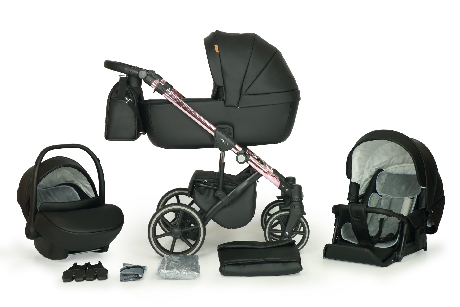 The Verso 3in1 Stroller – 3in1 Baby Pram Stroller Travel System with Car Seat – LuxePram UK