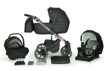 The Verso 3in1 Stroller – 3in1 Baby Pram Stroller Travel System with Car Seat – LuxePram UK
