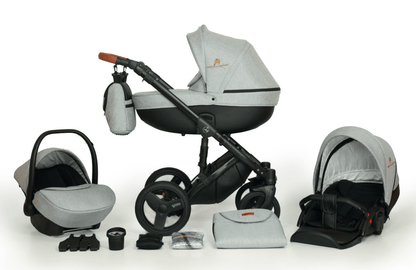 Mirage Limited Edition Stroller 3in1 – 3in1 Baby Pram Stroller Travel System with Car Seat – LuxePram UK