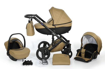 Mirage Livio Eco Premium Stroller 3in1 – 3in1 Baby Pram Stroller Travel System with Car Seat – LuxePram UK